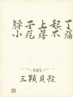 脖子上起了一堆小疙瘩不痛不痒