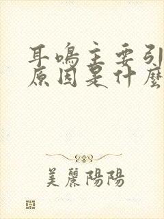 耳鸣主要引起的原因是什么