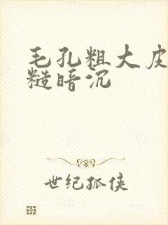 毛孔粗大皮肤粗糙暗沉封面