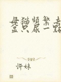 母猫频繁去猫砂盆只尿一点