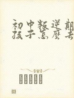 初中叛逆期的男孩子怎么去引导