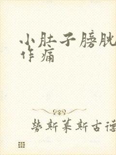 小肚子膀胱隐隐作痛