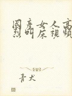 国产女人高潮激烈叫床视频