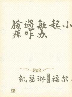 脸过敏起小疙瘩痒咋办