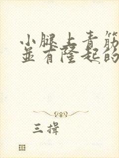 小腿上青筋凸起并有隆起的小包