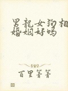 男龙女狗相配的婚姻好吗