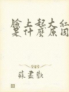 脸上起大红疙瘩是什么原因封面