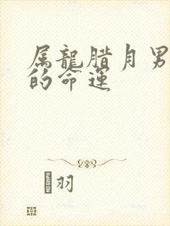 属龙腊月男出生的命运