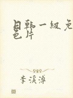 日韩一级免费黄色片