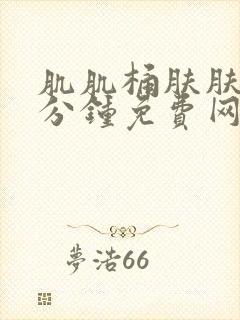 肌肌桶肤肤30分钟免费网站封面