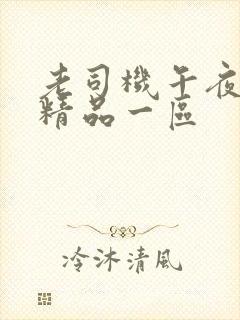 老司机午夜免费精品一区