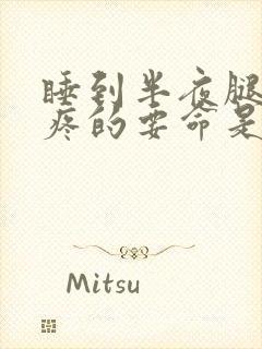 睡到半夜腿抽筋疼的要命是什么原因