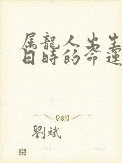 属龙人出生年月日时的命运