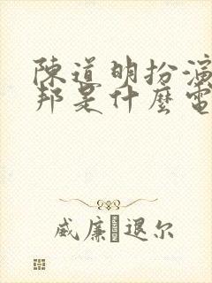 陈道明扮演的刘邦是什么电视剧