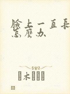 脸上一直长痤疮怎么办封面