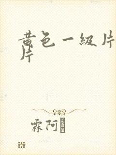 黄色一级片二级片