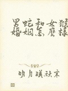 男蛇和女猴相配婚姻怎么样