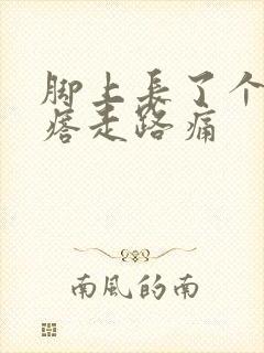 脚上长了个硬疙瘩走路痛封面