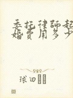 委托律师起诉离婚费用多少