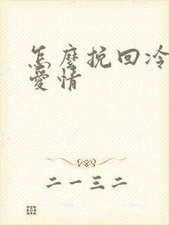 怎么挽回冷淡的爱情封面