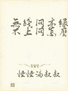 无线网亮绿灯连不上网怎么回事