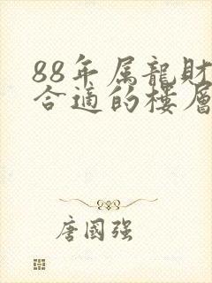 88年属龙财运合适的楼层