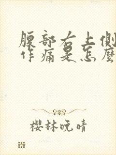 腹部右上侧隐隐作痛是怎么回事封面