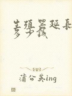 生殖器延长需要多少钱