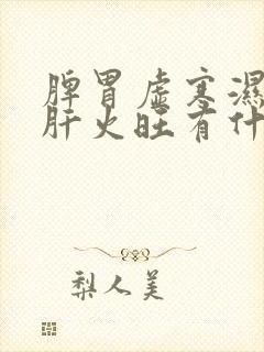 脾胃虚寒湿气重肝火旺有什么症状封面