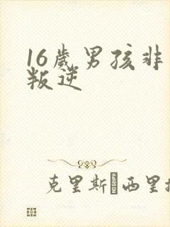 16岁男孩非常叛逆