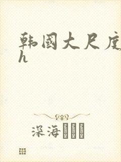 韩国大尺度电影h