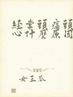 经常头痛头晕恶心什么原因引起的封面