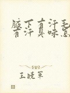 腋下有汗毛总是有汗臭味怎么办