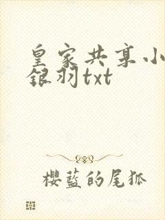 皇家共享小公主银羽txt封面