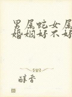 男属蛇女属羊的婚姻好不好