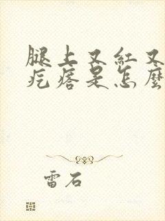 腿上又红又痒的疙瘩是怎么回事