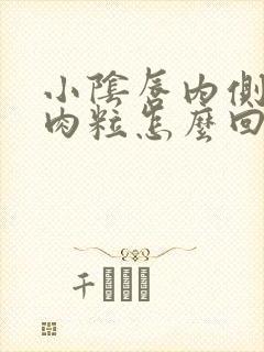 小阴唇内侧长小肉粒怎么回事