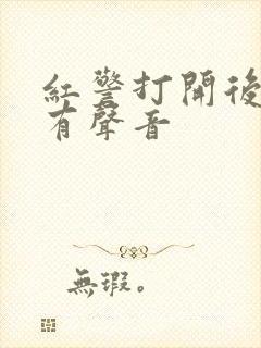 红警打开后黑屏有声音