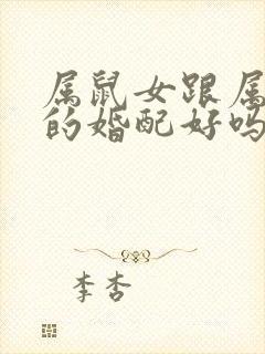 属鼠女跟属兔男的婚配好吗