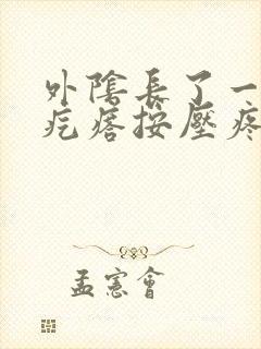 外阴长了一个硬疙瘩按压疼