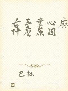 右手掌心麻木是什么原因封面