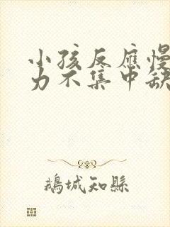 小孩反应慢注意力不集中缺什么原因