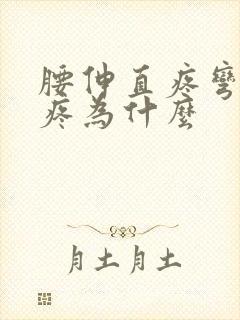 腰伸直疼弯腰不疼为什么