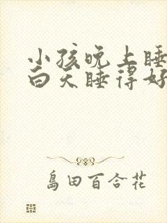 小孩晚上睡不好白天睡得好