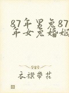 87年男兔87年女兔婚姻