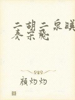 二胡二泉映月独奏宋飞