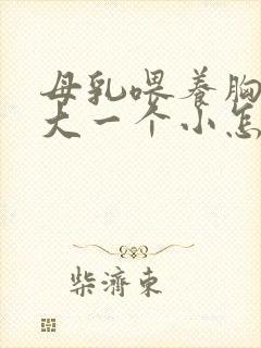 母乳喂养胸一个大一个小怎么办啊