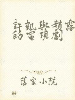 许凯与赵露思演的电视剧