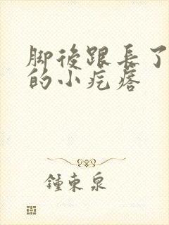 脚后跟长了硬硬的小疙瘩封面