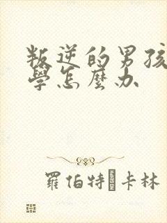 叛逆的男孩子厌学怎么办